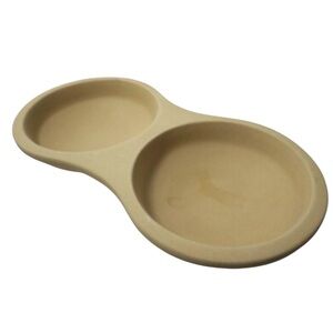 PAMPERED CHEF Stoneware Microwave Double Egg Cooker—Never Used—NO BOX!!!